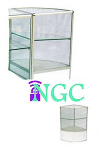 GDC105 ⁞ Round Corner Glass Display Cabinet