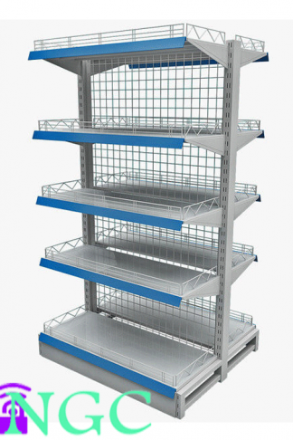 GS01D-LD2 ⁞ 5-Shelf Light Duty Double-Sided Gondola (1 200 mm)