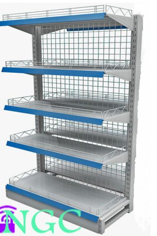 GS01S-LD1 ⁞ 5-Shelf Light Duty Single-Sided Gondola (900 mm)